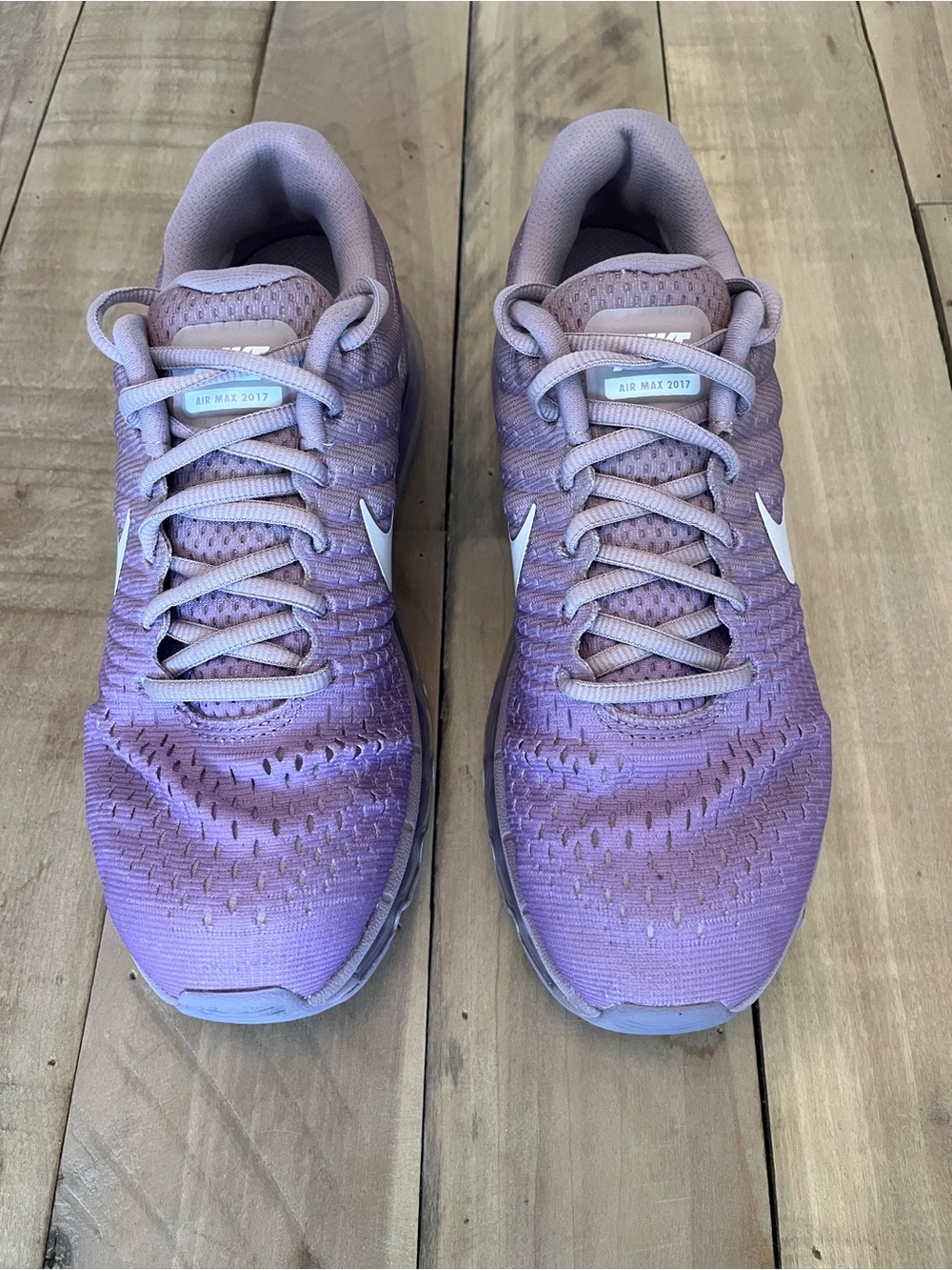 Nike Air Max 2017 Plum Fog Iced Lavender Running Sneakers Women Size 8